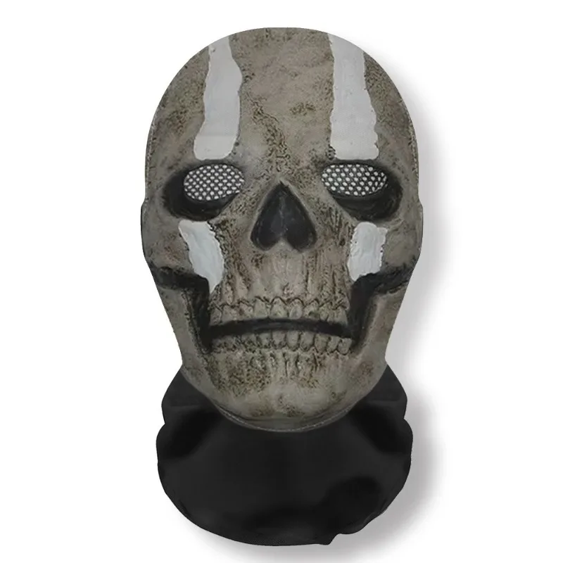 Halloween Geist Gesicht Schädel 3D Maske Sturmhaube Vollgesicht Elastische Mesh Atmungsaktive Sonnencreme Headcovers Lustige Party Cosplay Requisiten