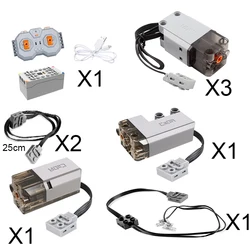 Cada C61036 C61036w Rechargeable Battery Box Power Function Set L Motor Pro Brick Bricks Building Block Servo For Rc Car Toys