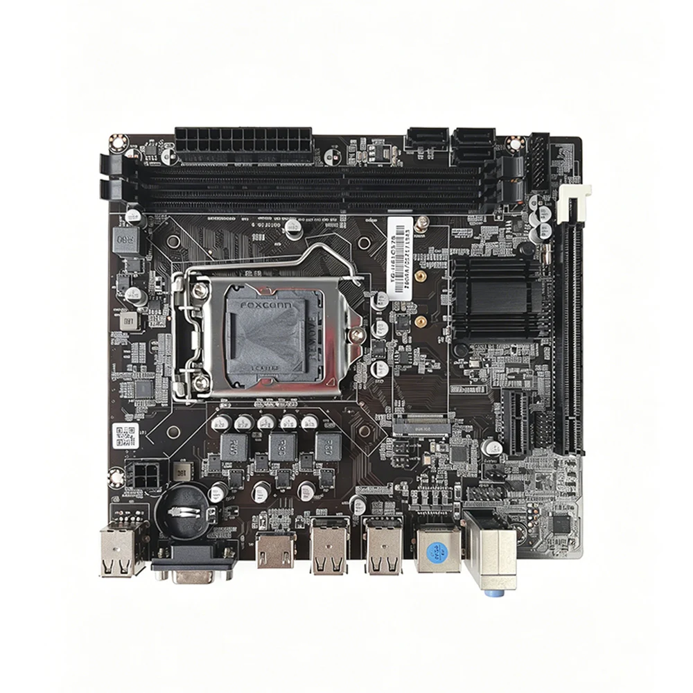 KONALET H61 Motherboard LGA 1155 DDR3 Dual Channel 2 DIMM Desktop Mainboard Support NVMe M.2 SSD Intel I3 I5 I7 CPU VGA HDMI view 5
