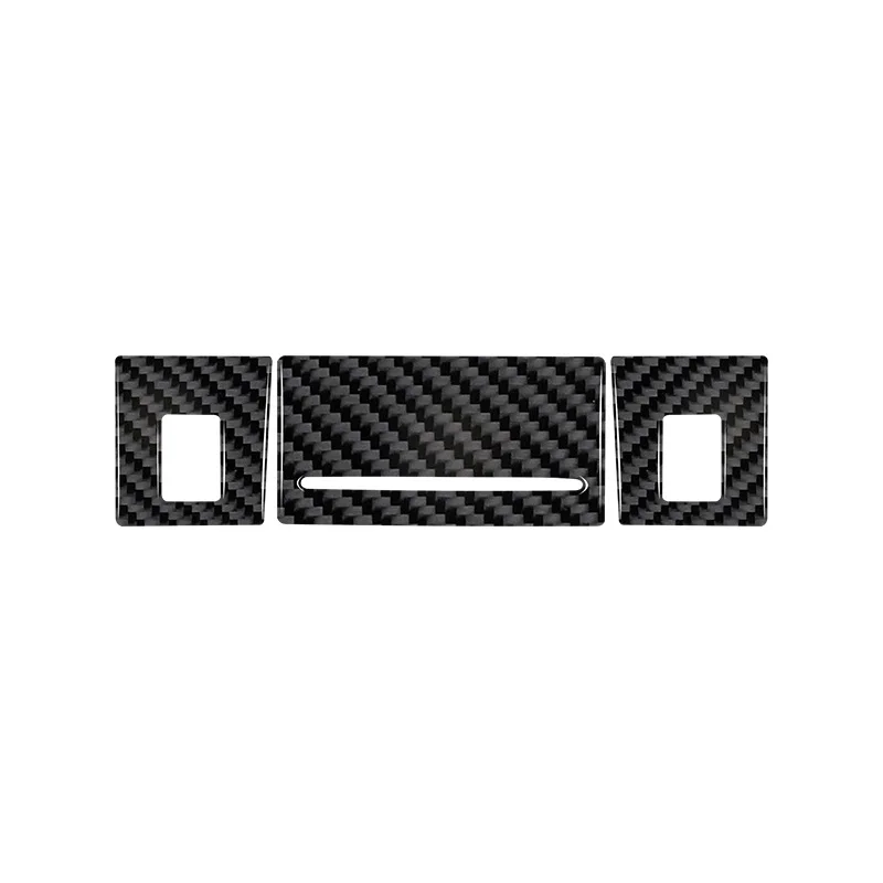 For 08-10 Chrysler 300 Piano Black Cigarette Lighter Control Panel Decorative Sticker Interior Modification Sticker
