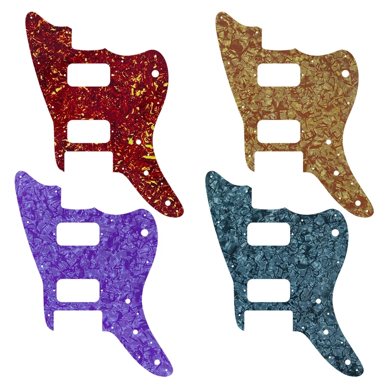 Xin Yue Customize Parts - For US Fd Squier AFFINITY JAZZMASTER Guitar Pickguard With HH Pickup, Multiple Colour Choice