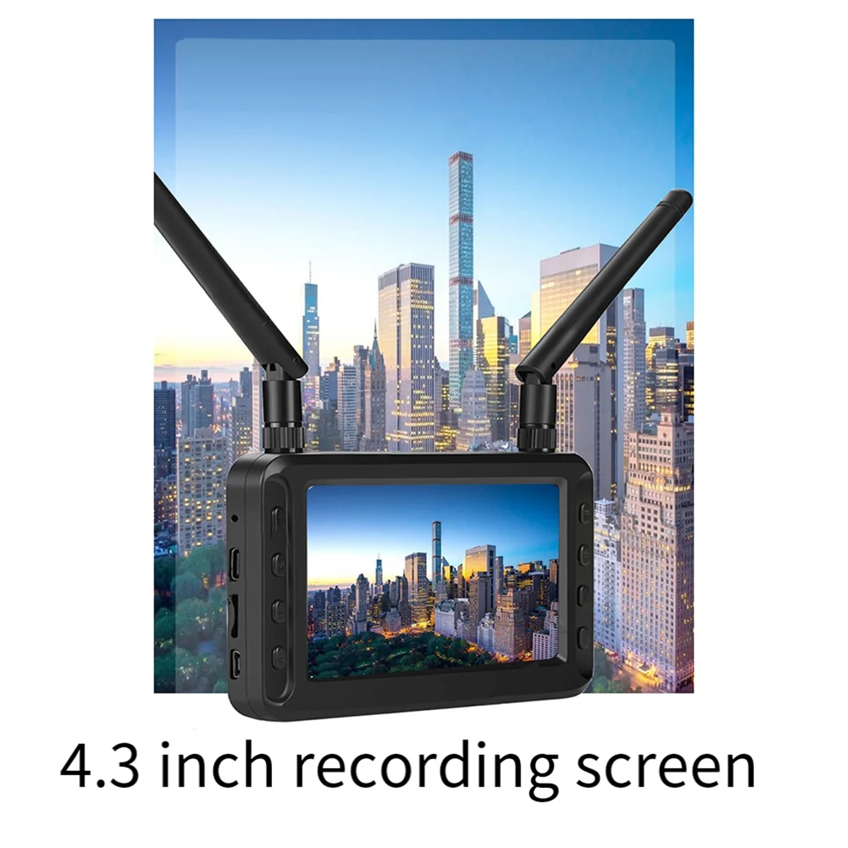 4.3inch 5.8G FPV DVR Monitor LCD Screen 800x480 FPV Reciever Monitor Dual Receiver for RC FPV Drone Quadcopter