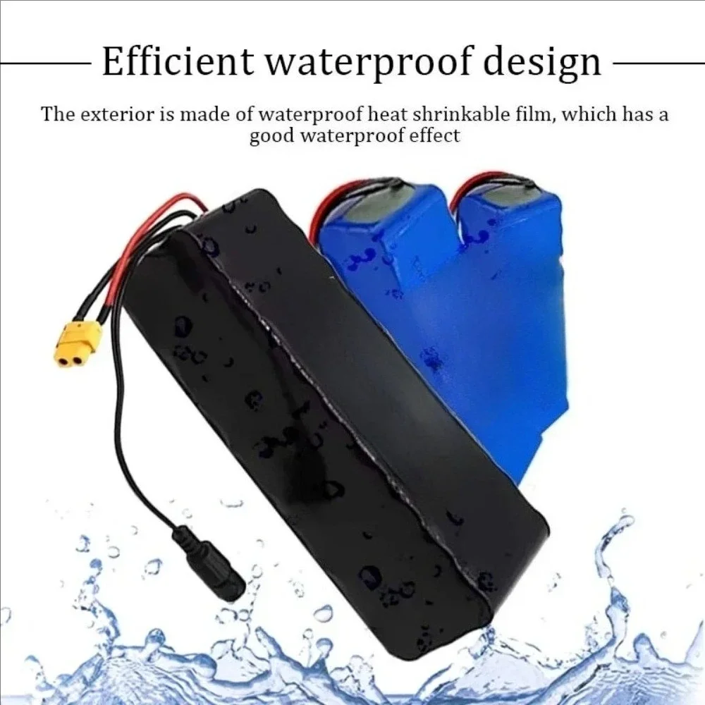 

48V Nuevo Paquete de batería de iones de litio 20Ah 500-1500W 13S3P DC/T adecuado para motores de,48V,con BMS + 54,6 Vcargador