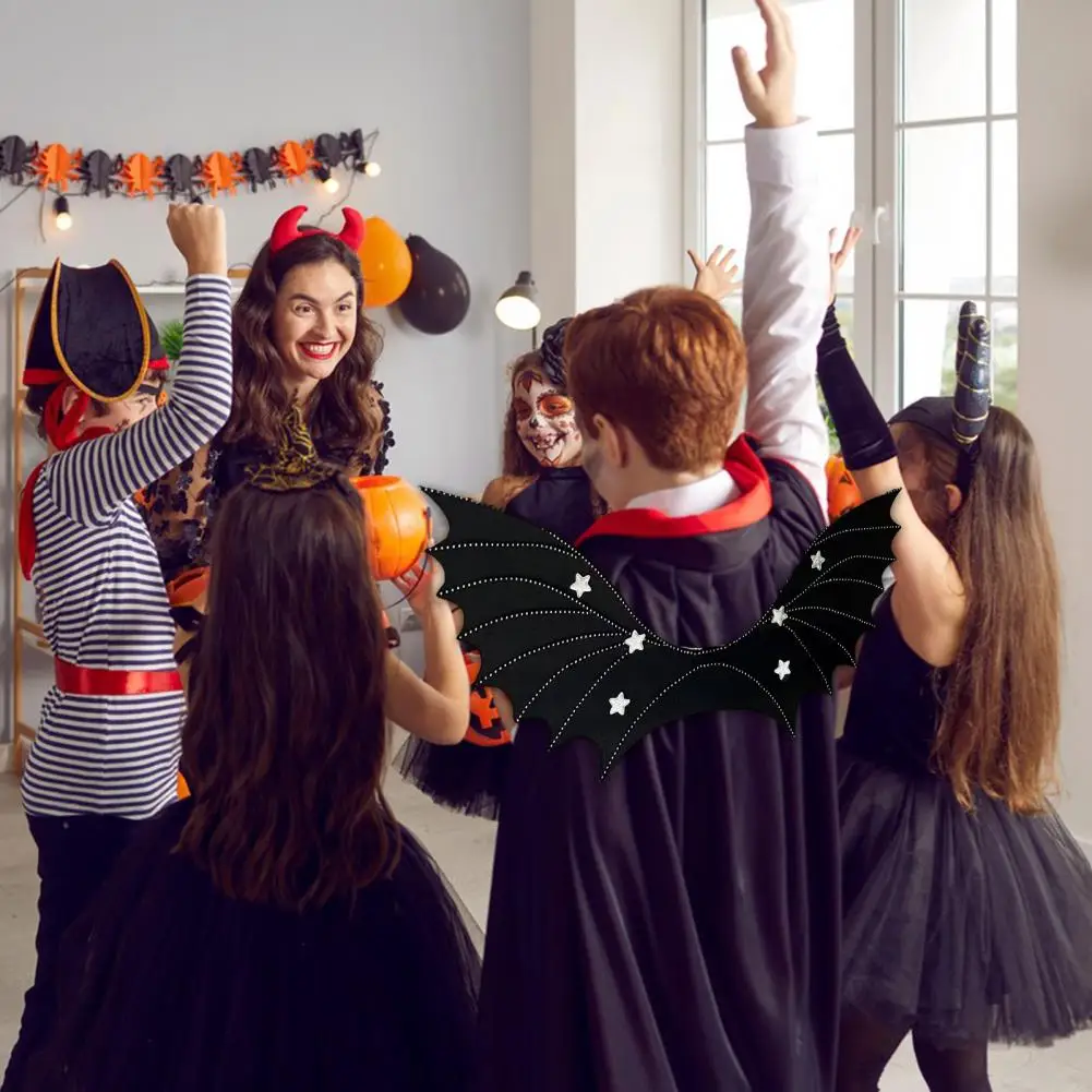 

Halloween Decoration Plastic Bat Wing Bat Wing Unisex Strap-on Witch Dress Up Halloween Party Costume Accessories for Cosplay