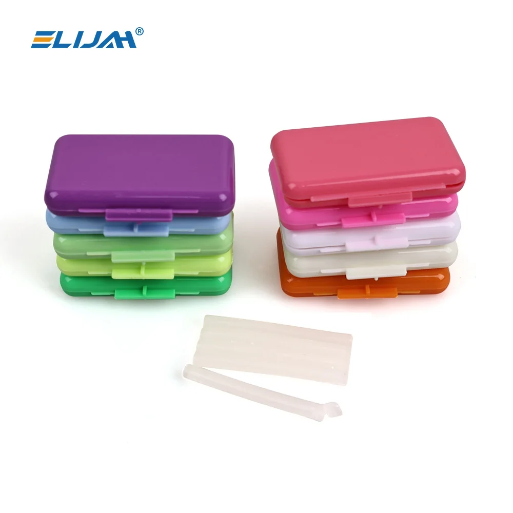 ELIJAH 10Boxes Dental Orthodontic Wax Relief Wax Sticks For Braces Bracket Gum Irritation Teeth Whitening Materials