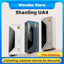 Shanling UA4 Cap Portable USB DAC/AMP with Newest ESS DAC, Full screen and Hardware Buttons