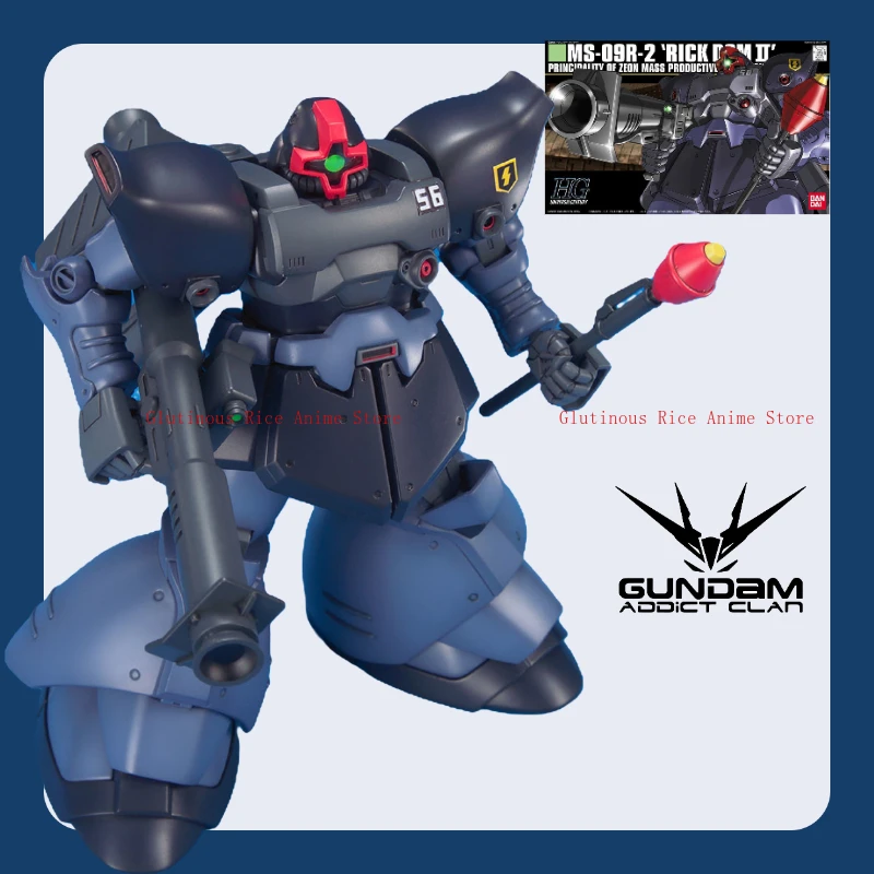 

Bandai HGUC 1:144 043 MS-09R-2 Rick Dom II Gundam в сборе, модель игрушки, украшение, подарок на день рождения, оригинальные коллекционные предметы, новинка