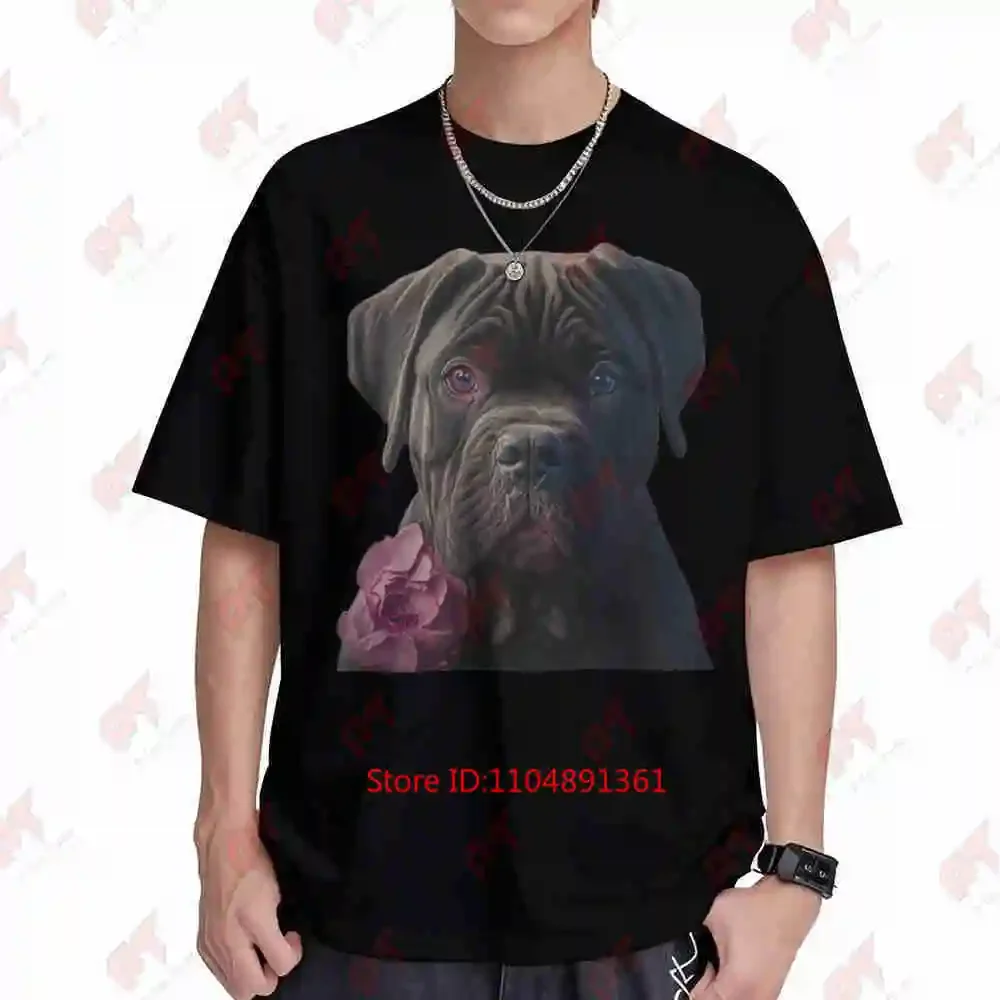 Cane Corso Bulldog Dog Breed Short Sleeve Tee 100% Cotton T-Shirt