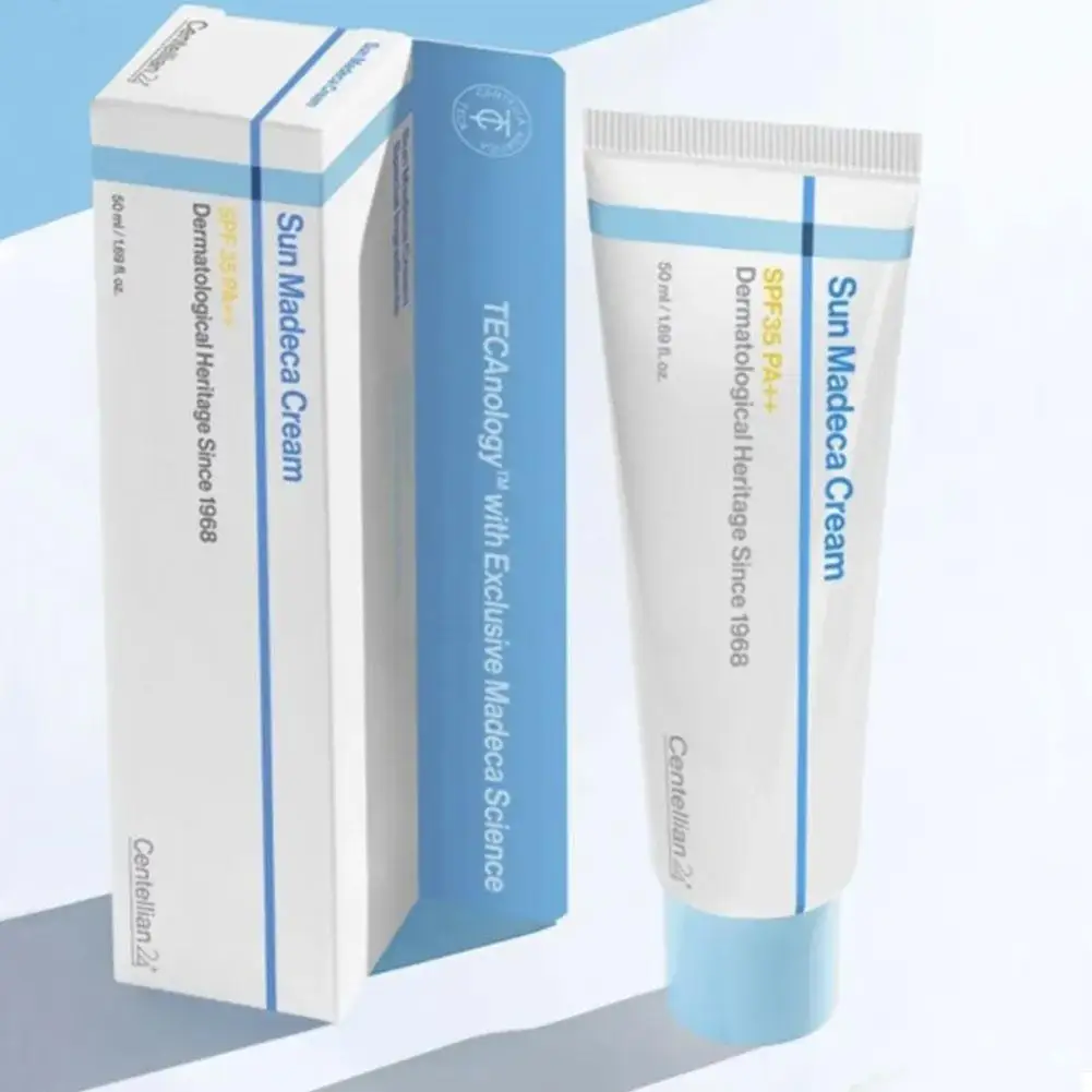 Centellian24 Centellian24 Sun Madeca Cream Centella Asiatica SPF35 PA++ Hydrating Face Sunscreen Lightweight Soothing Makeup Base - Aliexpress Deal