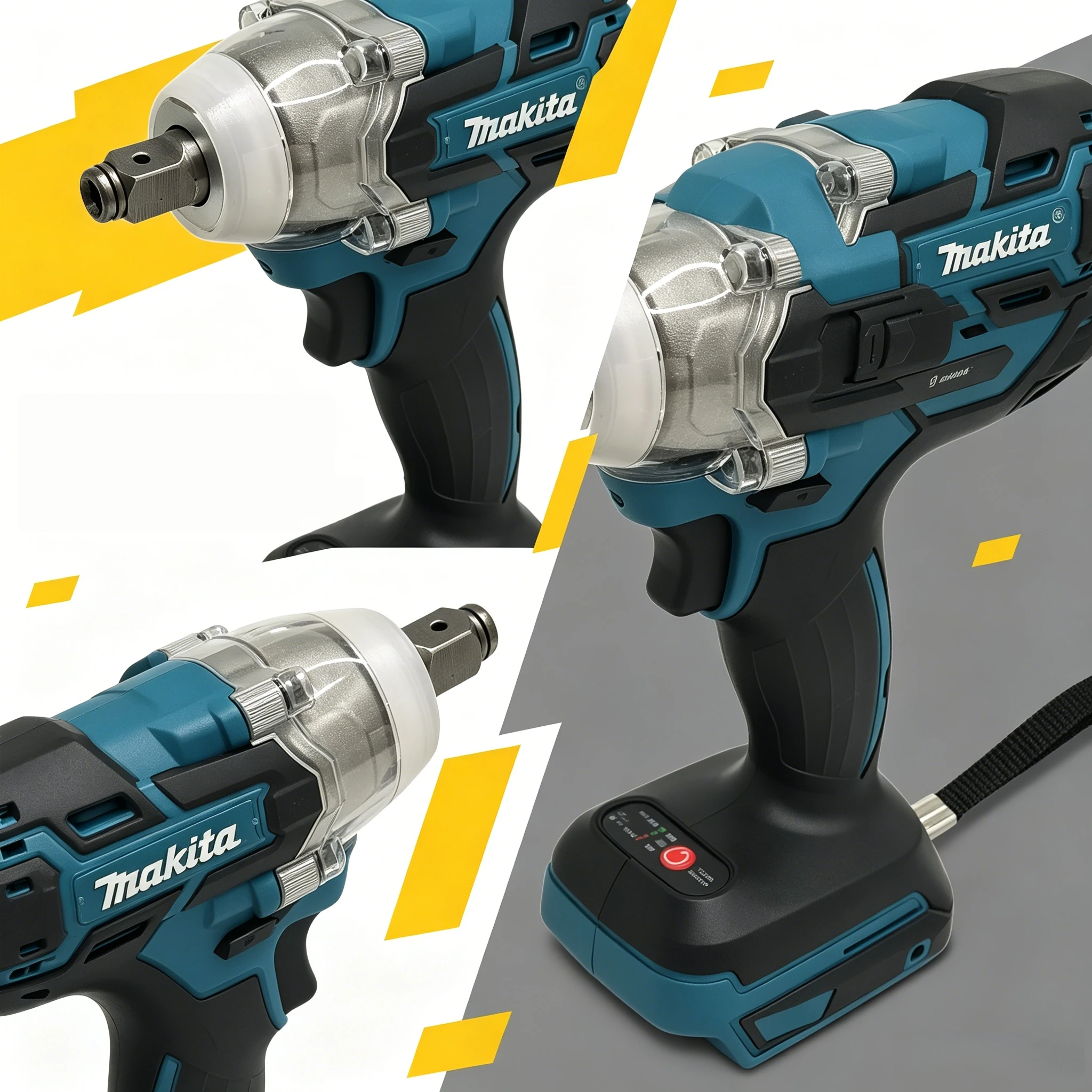 Makita DTW285 520N.M Brushless Impact Wrench Cordless Electric Wrench High Torque Rechargable Tool For Makita  Battery