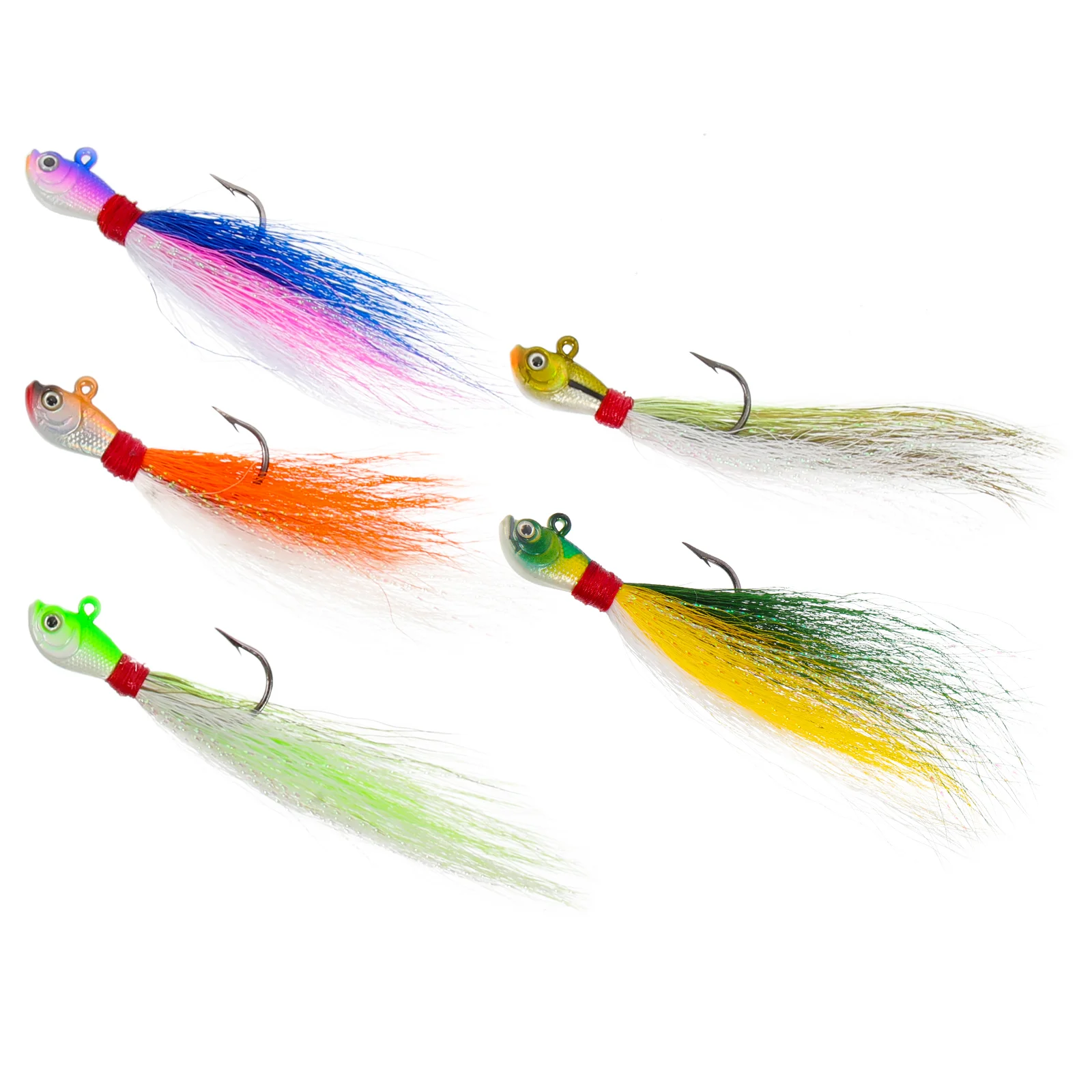 

5 Pcs Bait Saltwater Fishing Lure Bass Lures Colored Baits Fake Tools Epoxy Resin Accessory