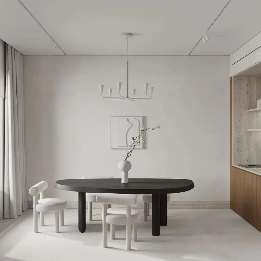 

A Restaurant Modern Custom Size Solid Pine Dining Table