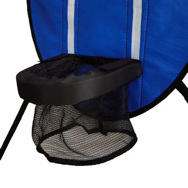 Aro de baloncesto para trampolín, marco de aro de baloncesto suave con 4 bolas y accesorio de trampolín de bomba para niños, parque infantil familiar