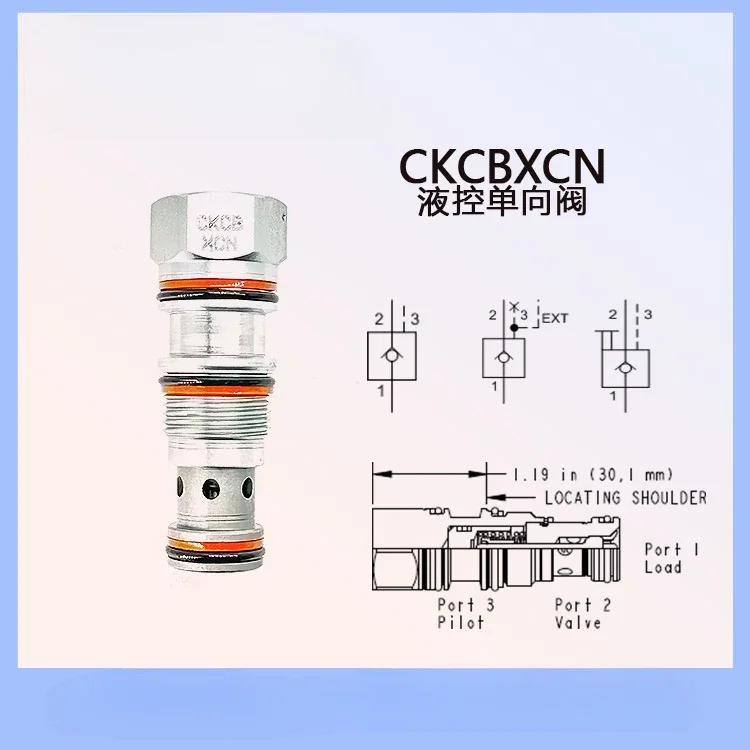 Hydraulic Control One-way Valve CKCBXCN Directional Valve CK * * Series