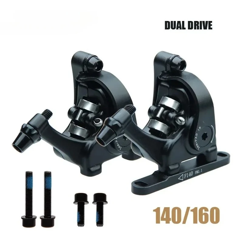 For  Bicycle Disc Brake Road Bike Mechanical Caliper Double Piston Bilateral Drive DB-580 TRP 140/160mm