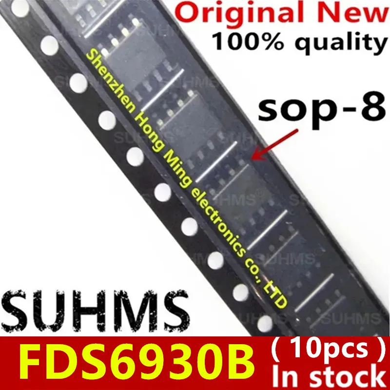 

(10piece)100% New FDS6930B 6930B sop-8