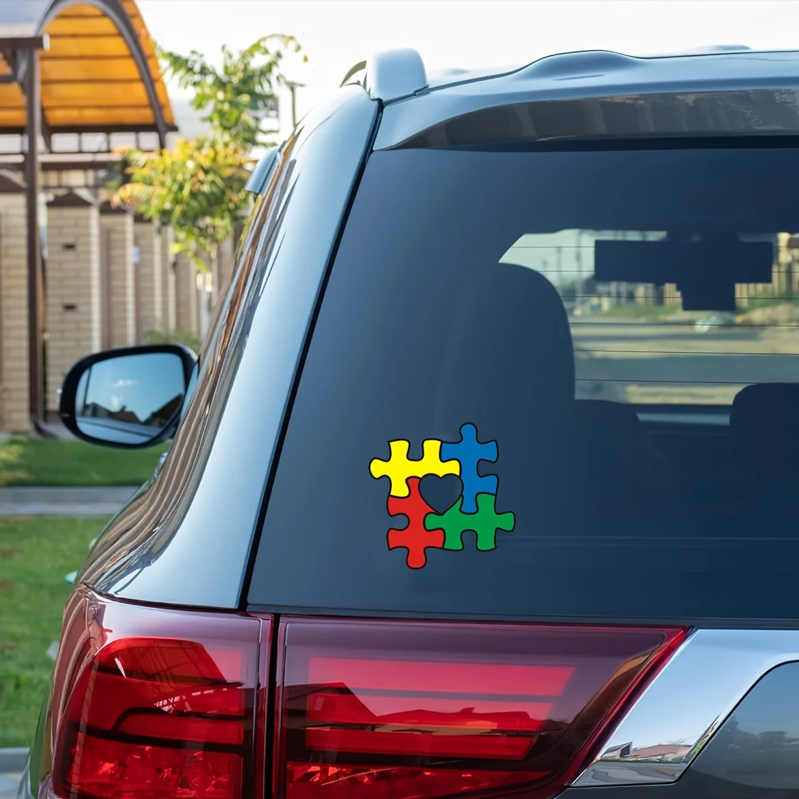 Autism Heart Puzzle Sticker Awareness Vinyl Decal Waterproof Car Laptop Tablet Backpack Wall Decor