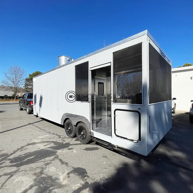 COGSUN Professional BBQ Food Truck with Heavy-Duty Equipment for Outdoor Use