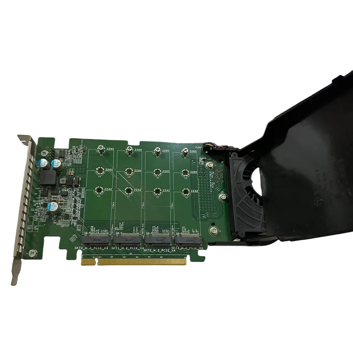 بطاقة DELL 6N9RH رباعية فائقة السرعة Nvme M.2 Pcie X16 الجديدة 06N9RH 80G5N TX9JH 080G5N 0TX9JH