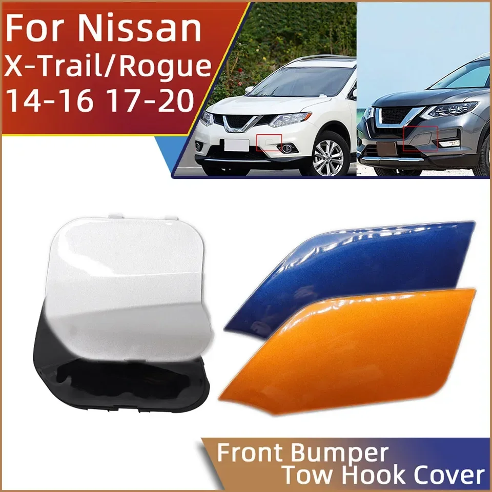 

For Nissan X-Trail Rogue T32 2014 2015 2016 2017 2018 2019 2020 Front Bumper Towing Hook Eye Cover Cap Hualing Trailer Lid Trim