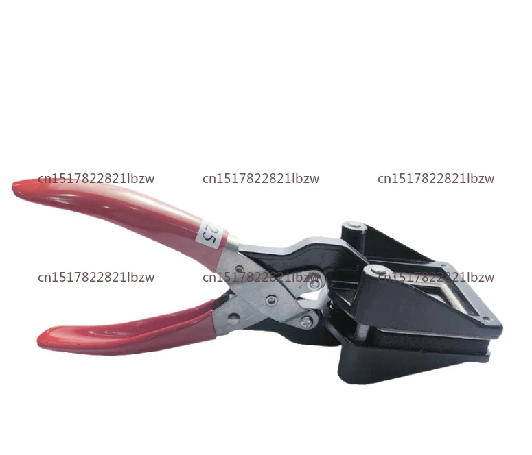 35x45mm ID Photo Punch Keyring Picture Die Cutter Handheld Photography Passport Plier Cutting Tool
