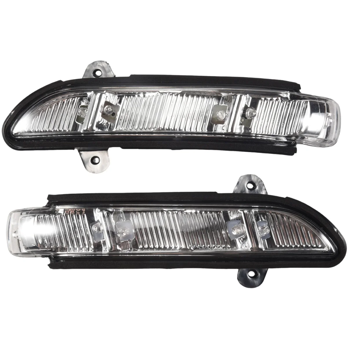 N29R_Car Front LH+RH Mirror Turn Signal Light for Mercedes W211 W221 07-10