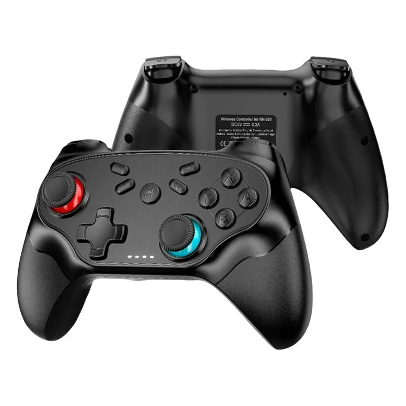 Bezprzewodowy kontroler do gier Nintendo Switch/iOS/Android, obsługujący Bluetooth, z funkcją Turbo, wibracjami i joystickiem. — zdjęcie produktu 7