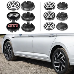 4 sztuki 56/65/66mm 3D Styling Kołpak piasty koła samochodowego do Volkswagen VW Golf 6 7 Jetta Polo Caddy GTI Bora MK7 Passat