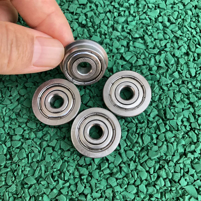 50pcs ABEC-5 stainless steel Flanged bearing SF623ZZ SF624ZZ SF625ZZ SF626ZZ Flange ball bearings 3D Printer Parts