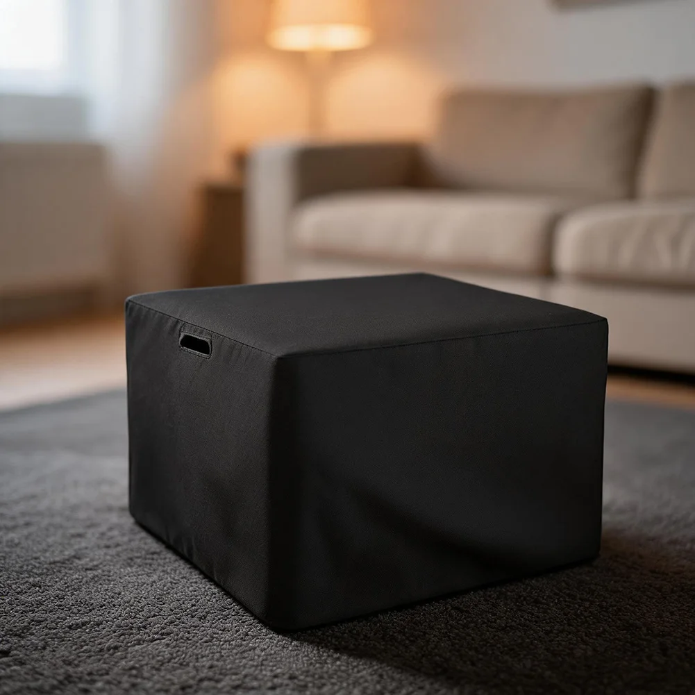 Weatherproof Cover Game Console Dust Cover 210D Polyester Fiber Fabric Adjustable Bottom Drawstring Dual Side Handles