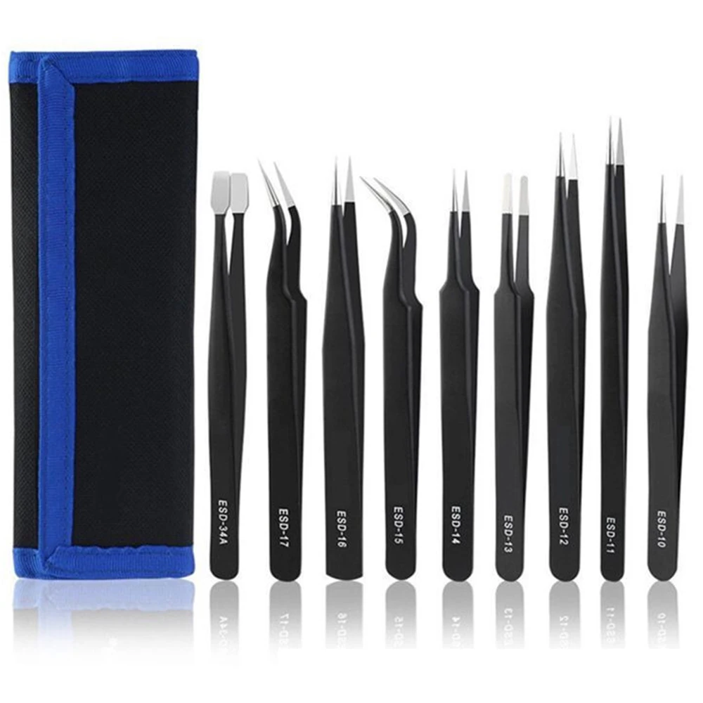 9pcs/Set Precision Diamond Painting Tweezers: Essential Tool for Crafting Stunning Diamond Art Masterpieces