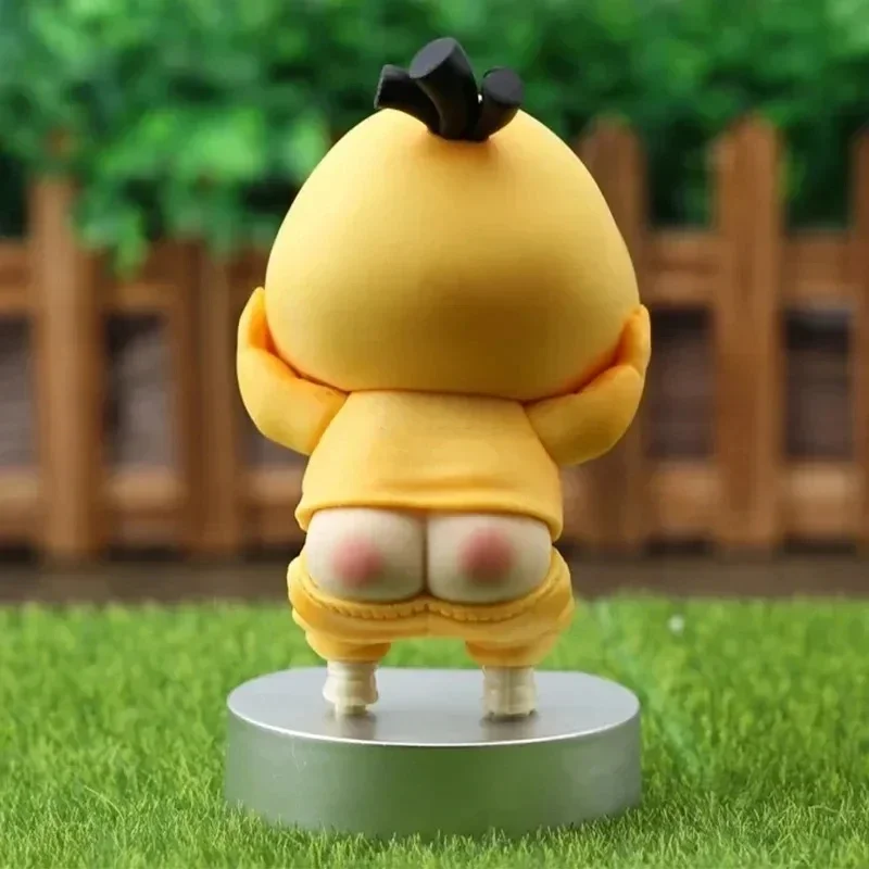 Nieuwe Krijt Shin-Chan Cos Psyduck Eend Dauw Kont Doos Anime Handgemaakte Auto-Ornamenten Animatie Actie-Ornamenten Verzamelmodel