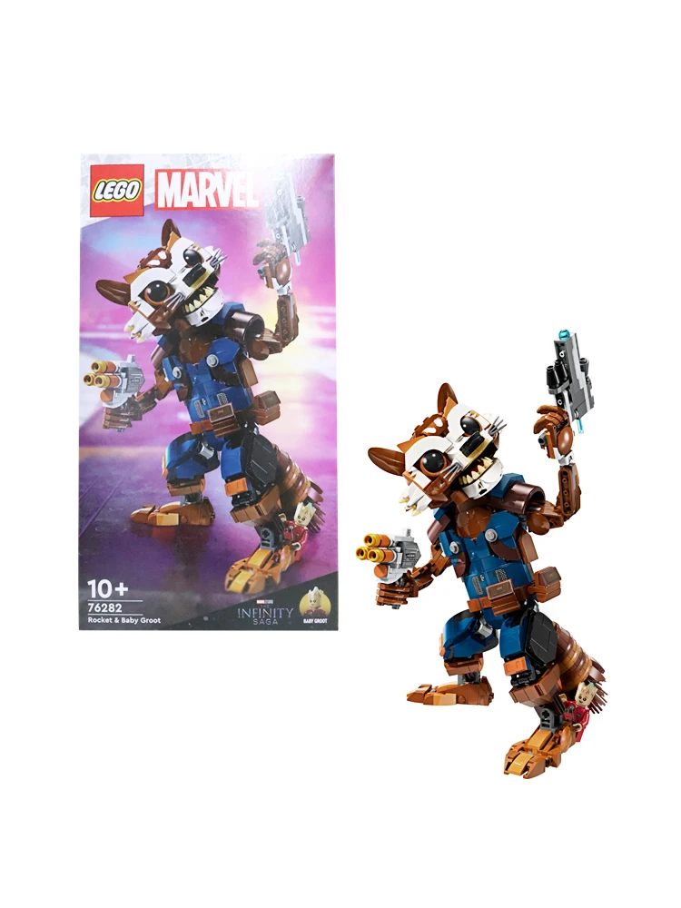 Erkek Çocuk İçin Yılbaşı Hediyesi Olarak LEGO 76282 Super Heroes Marvel Rocket & Baby Groot