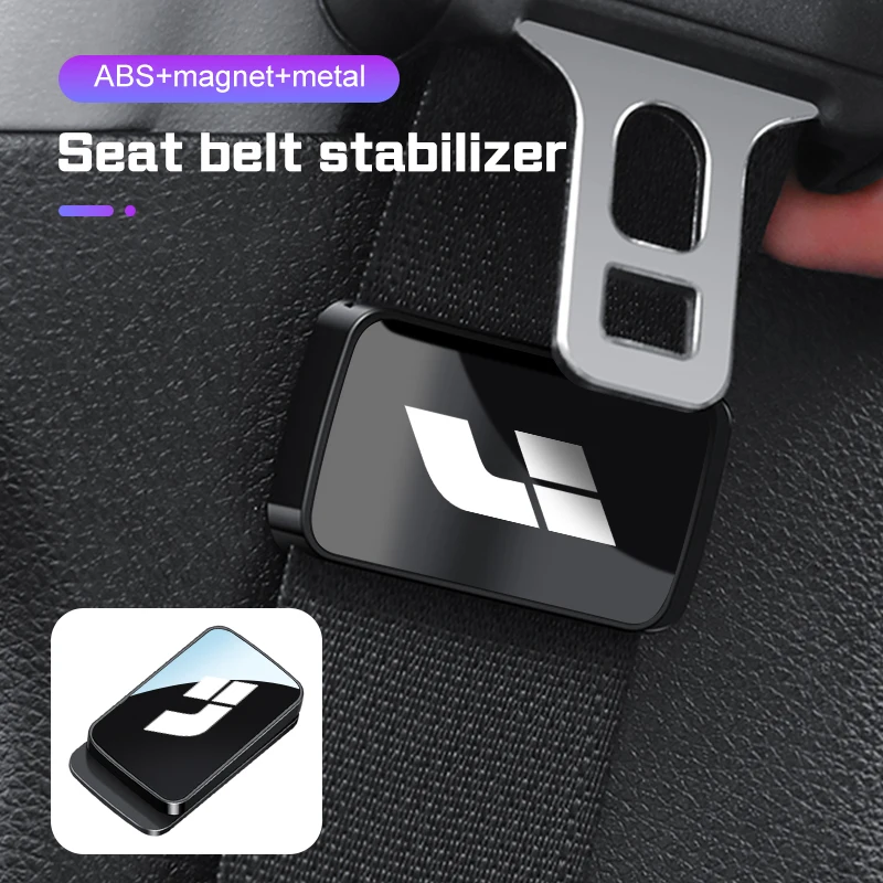 

For Leading Ideal Li Lixiang L6 L7 L8 L9 2023 2024 Magnetic Car Interior Seat Belt Holder Stabilizer Fastener Auto Accessories