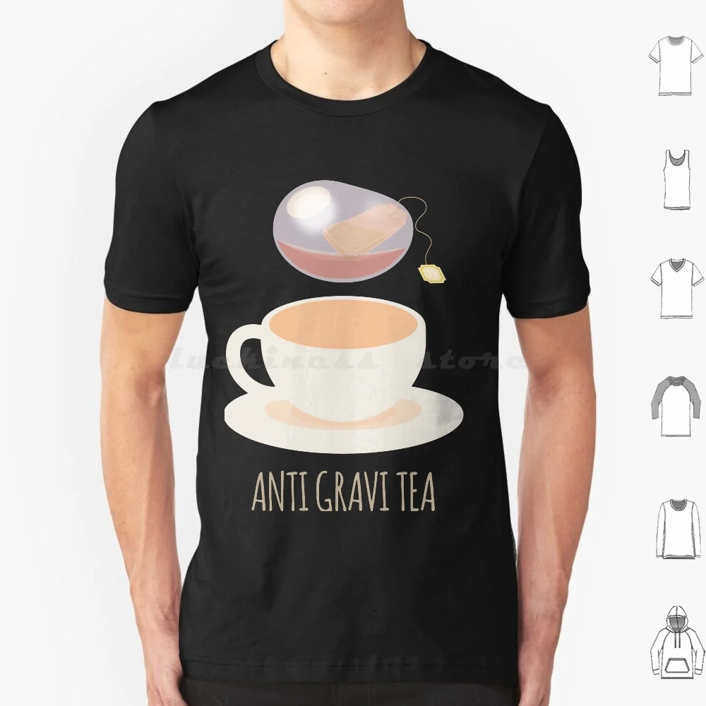 Antigravi Tea T Shirt Cotton Men Women DIY Print Tea English London Sci Fi Funny Antigravity Phisics University Cup