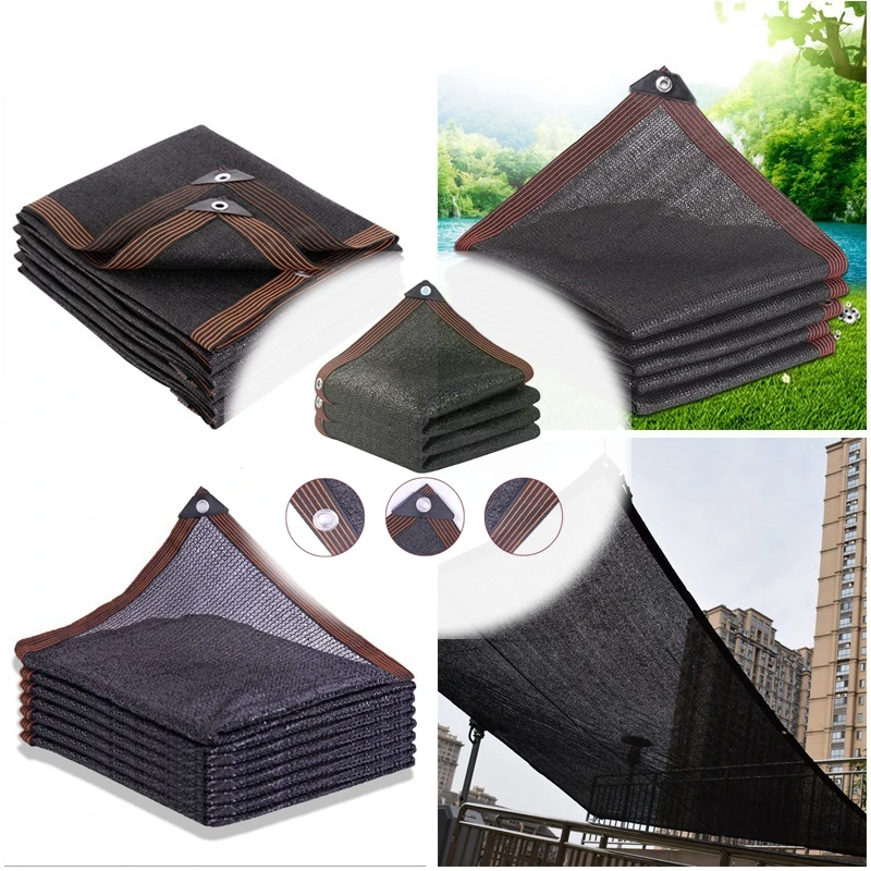 

Anti-UV Sunshade Net Outdoor Balcony Succulent Plant Cover Shelter Shading Net Swimming Pool Shade Sail 40~95% Shading Rate