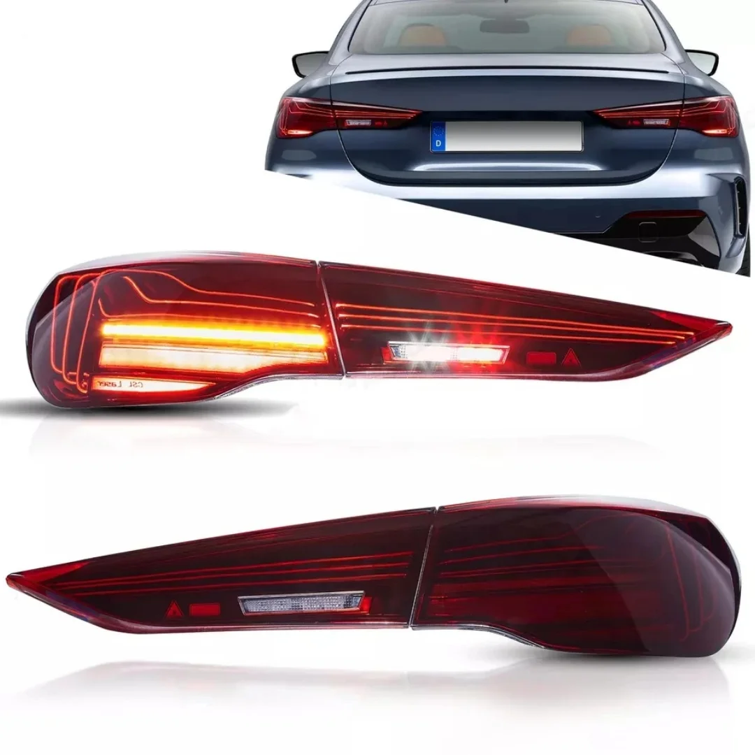 

Car Taillight For BMW 4 Series G22 G23 G26 G82 M4 2020-2023 Car Assembly LED Dynamic Tail Light CSL Brake Light Backup Light