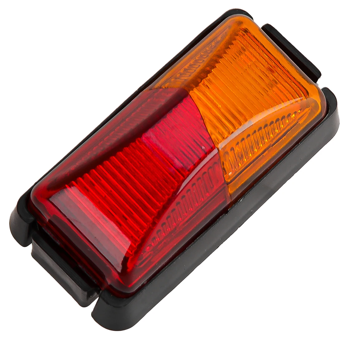 10V-30V 8-LED Red & Amber Side Marker Light Clearance Lamp Universal for Car SUV Van Lorry RV Bus Boat Trailer Truck