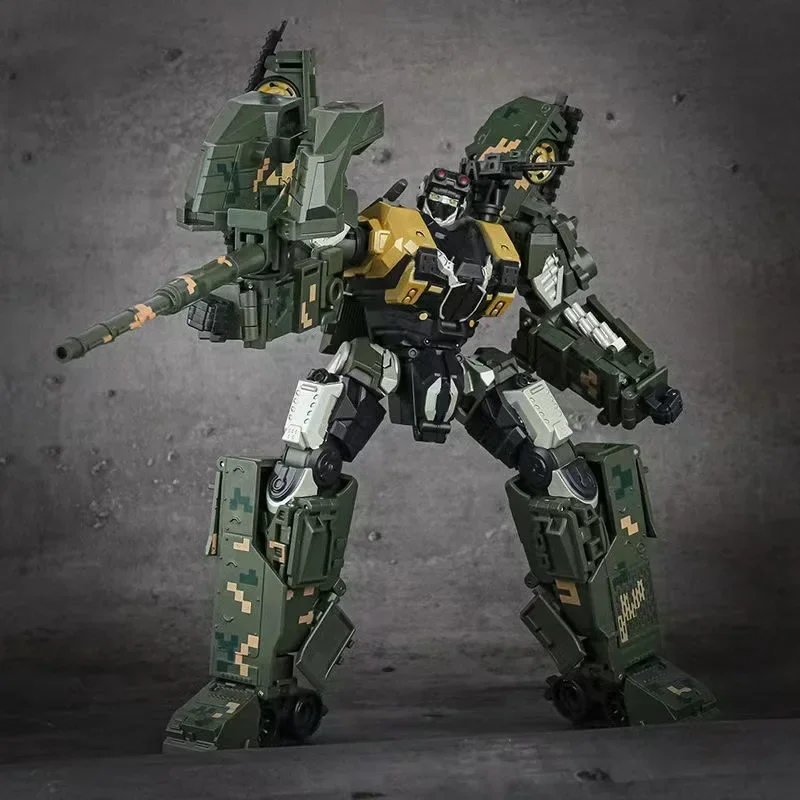 เปลี่ยนของเล่น Bowutang สไตล์จีน Mecha รูป Mountain Lion-96B 15 ถัง Leopard Action Figure Collection ของขวัญ