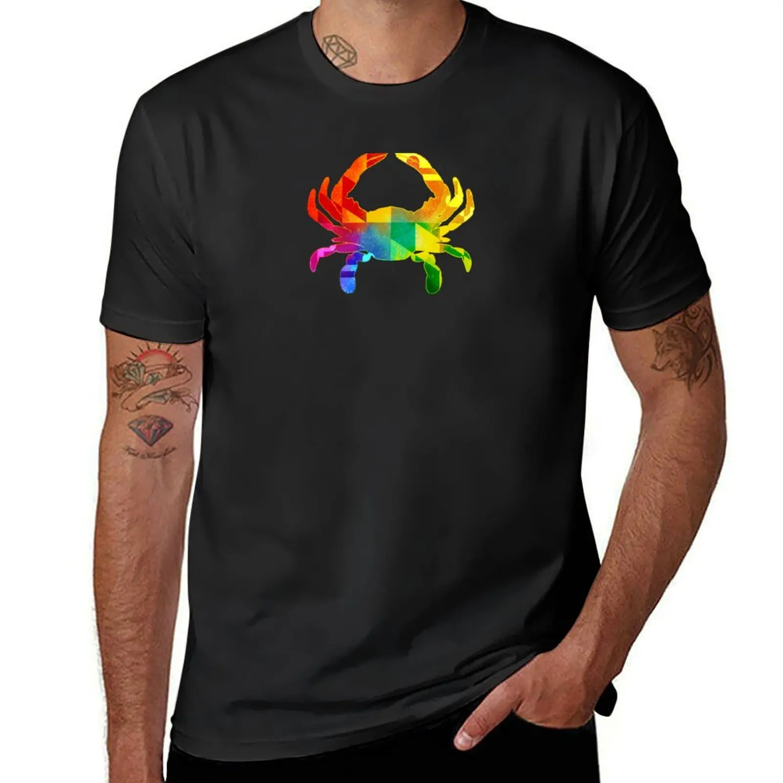 

Maryland Crab Rainbow Pride Month T-shirt oversized plus sizes plus size tops fitted t shirts for men