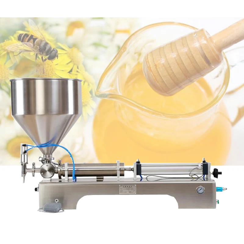 Stainless Steel Pneumatic Filling Machine Lotion Liquid Foundation Tomato Paste Multi-Purpose Paste Liquid Filling Machine