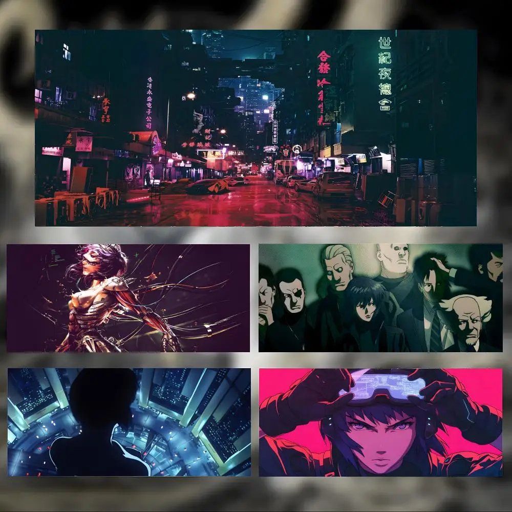 anime sci-fi G-Ghost in the Shell Mouse Pad Large Thick Desk Pad Stitched Edges Gaming Mouse Mat for PC