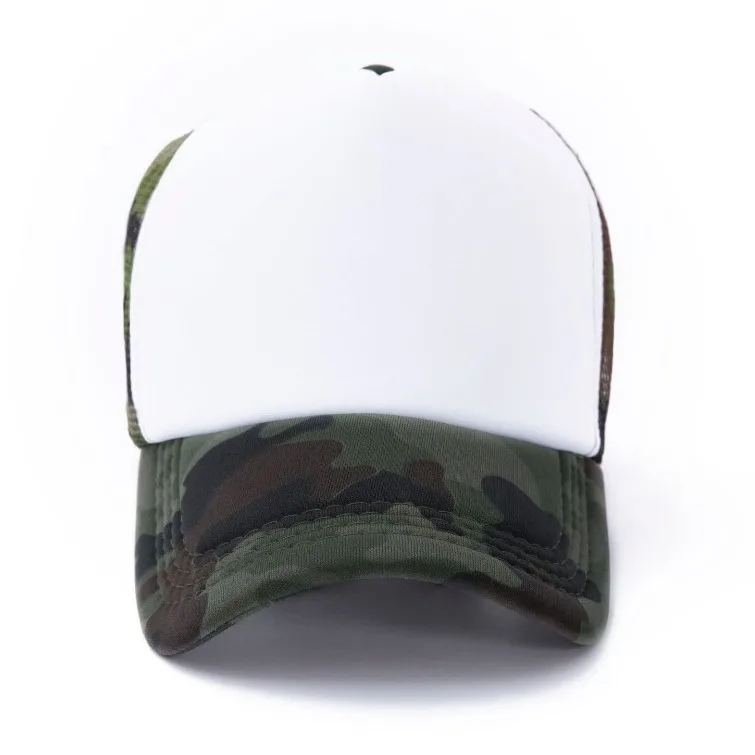 Czapka z daszkiem chroniąca przed słońcem, oddychająca, typu trucker, z siateczką, regulowana, idealna na lato.