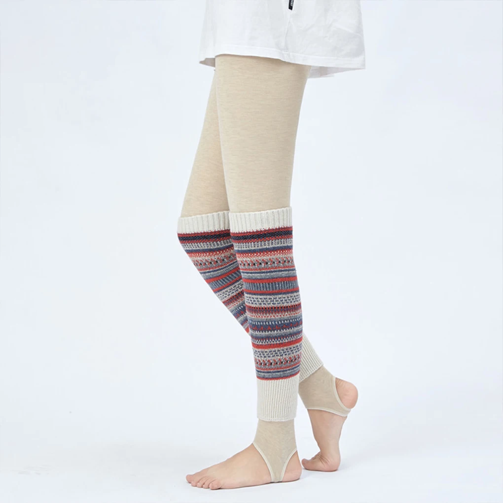 Calcetines hasta la rodilla para mujer, fáciles de usar y duraderos, versátiles, de punto, a la moda