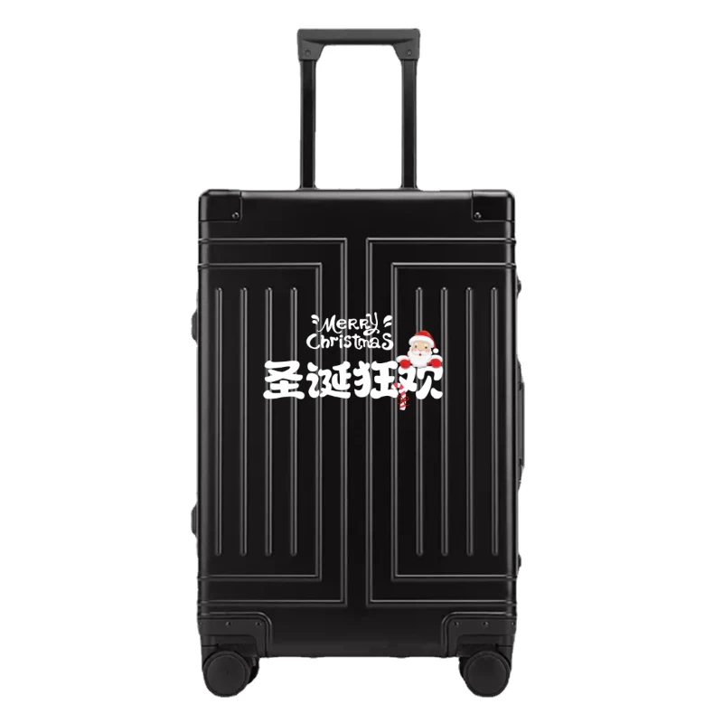 Gun colour Cabin Aluminum magnesium alloy Luggage eminent travel luggage suitcase