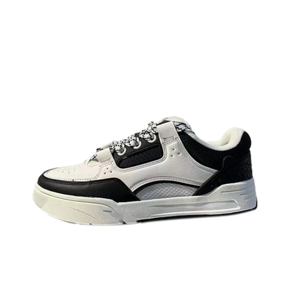 Anta AOJIE Comfortable Slip Resistant Cushioning Low top Skateboard Shoes Men's Black 112338040S-3