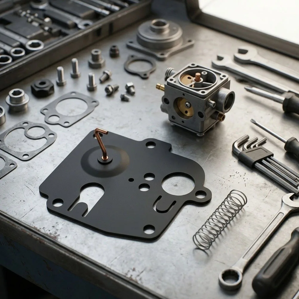 Carburetor Rebuild Set Vertical Engine Repair For DIY Maintenance Projects Long-lasting Reliability Minimal Tools Required