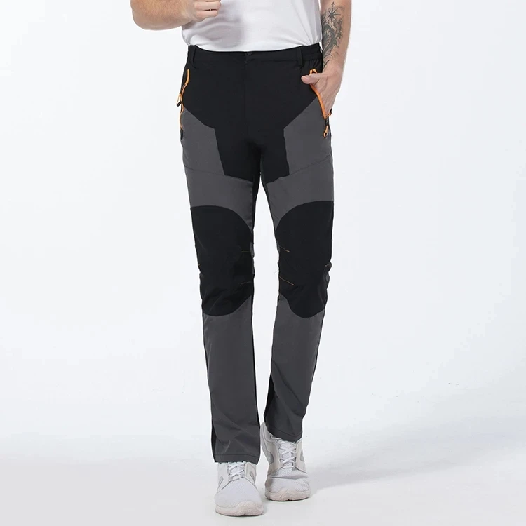 Ultradünne, atmungsaktive, kühle, schnell trocknende Wanderhose für Herren mit Reißverschlusstaschen, leichte Arbeitshose, Golf-Parade-Hose – Detail 4