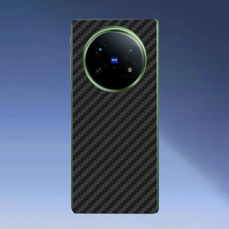 Carbon Fiber Skin Grain Full Body Phone Protector Sticker For VIVO X FOLD5/3/2PRO Back +Sides Wrap Film