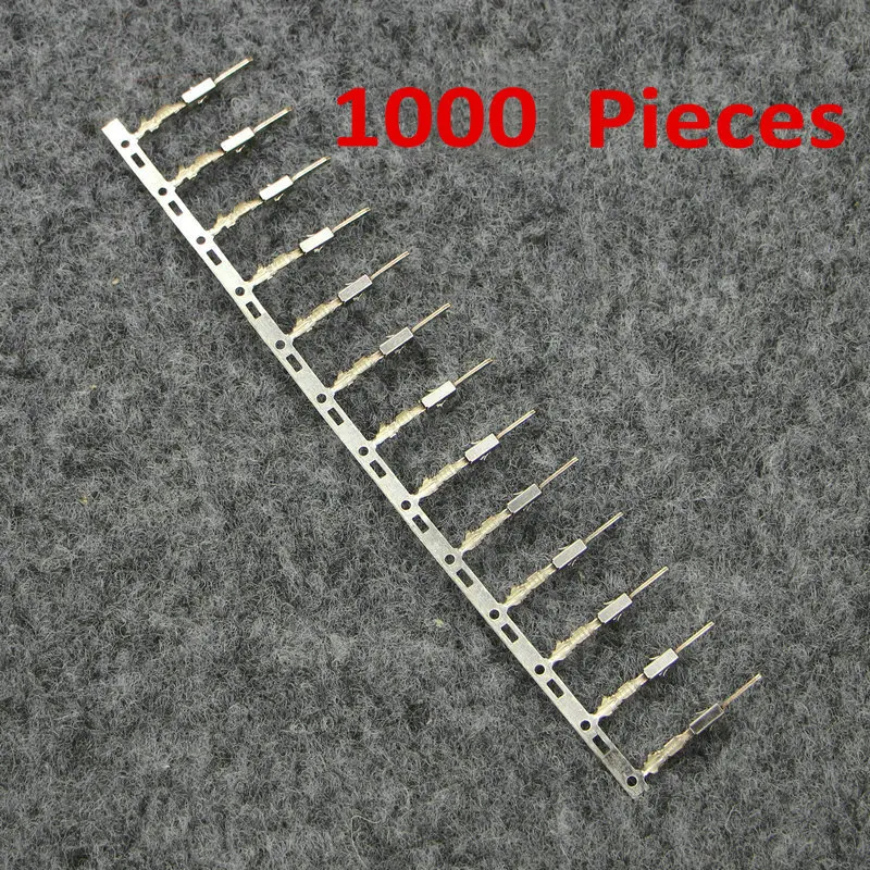 

1000 PCS Apply to German car Automobile plug terminal Dagong terminal 3.5mm male pin Large two valve male needle Connector Pins